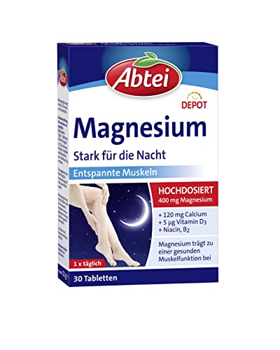 Abtei Magnesium Stark für die Nacht, 30 Tabletten